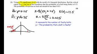 Edexcel practice Test H stats   Q4