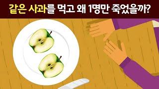 [아이큐 추리퀴즈] 아이큐 높은 사람은 쉽게 푸는 두뇌 추리문제