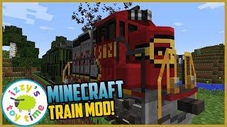 Minecraft TRAIN MOD! Izzy's Toy Time Fun Toy Trains