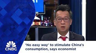 'No easy way' to stimulate China's consumption, says economist