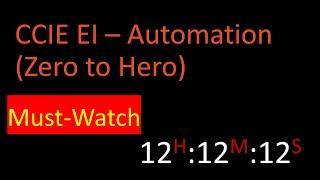 CCIE EI - Automation