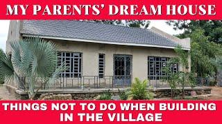 Plastering My Parents' Dream House in Gangu Village—The Shocking Results!