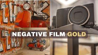 Negative Film GOLD - New Film Recipe on Ricoh GR III