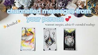 Channelled Messages From Your Person  *detailed* ️‍ Pick A Card Tarot Reading