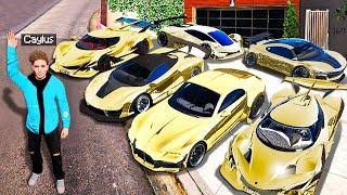 Collecting QUADRILLIONAIRE CARS In GTA 5! (Mods)