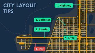 City Layout Tips: Using Road Hierarchy for Traffic-Efficient Cities