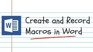 Word Macros Tutorial