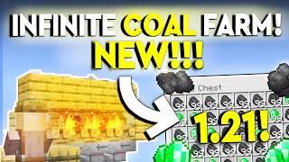 BEST 1.21 INFINITE COAL FARM Minecraft Tutorial - EASY & CHEAP!!