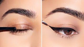 How To: Apply Sharp Eyeliner on Wrinkled Eyelids | Tutorial