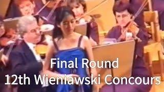 Finals of 12th Wieniawski ConcoursSibelius Concerto & Wieniawski Polonaise - Soojin Han (aged 15)