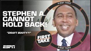 DRAFT BOOTY?! Stephen A. CANNOT STOP LAUGHING at Mad Dog’s statement  | First Take