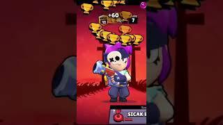 penny nonstop 60 trophies and 2600 tokens #brawlstars #nonstop #trophies #3v3