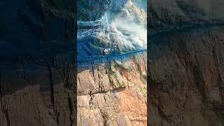 Mutyala dhara waterfalls ||jayashankar bhupalpally||#shorts #youtubeshorts #short #viral #video