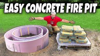 I Built A Smokeless Fire Pit With Foam And Concrete That Actually Works