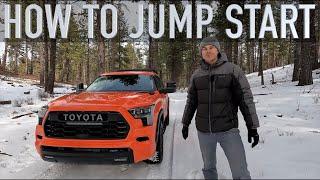 How to Jump Start the Toyota Sequoia