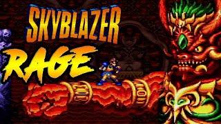 GOOD SNES GAME DESPITE ANGER! Skyblazer Rage Montage!