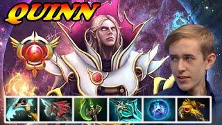 Quinn Invoker mid Grandmaster combos DPS build | QUINN Dota 2