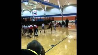 Anthony Foster 1st basketball game
