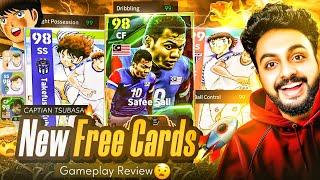 FREE SAFEE SALI GAMEPLAY | CAPTAIN TSUBASA FREE CARDS | ANIME MESSI + KUBO | F2P ONLINE RANKPUSH