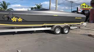 Hellkats powerboats spectre 30 ft            anuel aa cruzando los mares