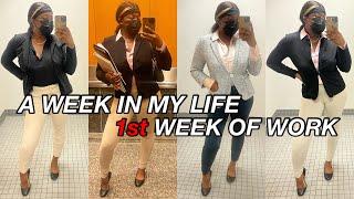 vlog: week in the life of a working gworl | adjusting to a new job, car issues, networking & MORE!