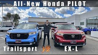 All-New 2023 Honda Pilot EX-L vs Trailsport.