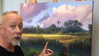 Painting a landscape with depth [Oil Painting Demo]