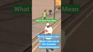 what does Fam mean⃤