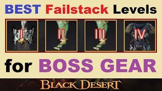 Best *FAILSTACKS* for ~BOSS GEAR~.. (Yellow Gear) in Black Desert Online.. [BDO Video Guide]