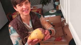 Farmer Hallie Winter Veggie CSA Unboxing