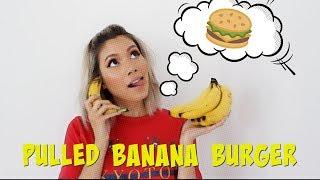 Burger aus Bananenschale? Pulled Banana Burger VEGAN #yummypilgrim