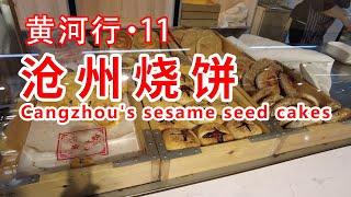 【Yellow River ▪ 11】Passing by Cangzhou, Hebei, there is a century-old sesame cakes shop, taste it