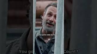 Rick vs Negan| You Gonna Make Me Count ? | The Walking Dead | #ytshorts #thewalkingdead #rickgrimes