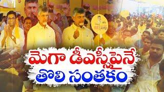 తొలిసంతకం మెగా డీఎస్సీపైనే | Mega DSC Within 60 Days | Chandrababu