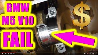 BMW M5 (V10) Conrod Bearing FAIL - ouch!