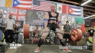 Mark Bell 529 Raw Bench and 739 Equipped Deadlift | 2013 CA State Meet | RetroPL