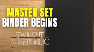 Can I Fill a Master Set Binder of Twilight of the Republic? - Case 1 Star Wars: Unlimited