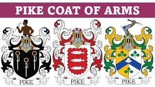 Pike Coat of Arms & Family Crest - Symbols, Bearers, History