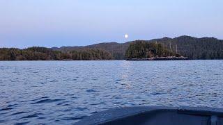 Exploring a lagoon in Queen Charlotte Strait.