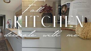 2024 FALL DECORATE WITH ME PART 1 || FALL KITCHEN DECORATING IDEAS