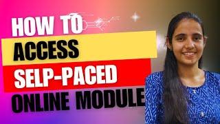 How to Access SPOM ? |Self Paced Online Modules | @skvitatalks11