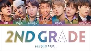 BTS - 2ND GRADE (2학년) (Color Coded Lyrics Eng/Rom/Han)