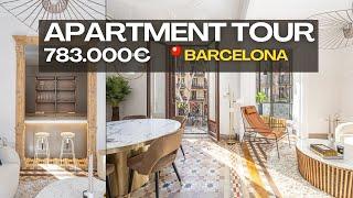 Exlusive View inside Luxury Apartment in Barcelona