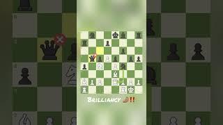 Chess Brilliancy 101 #chess #quickchess #chesstime #learnchesstrapin30seconds #chessgame #chesscom