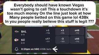 Rigged Baltimore Ravens vs Kansas City Chiefs | 438k BETS WHEN WILL YOU WAKE UP ?? #rigged #nfl