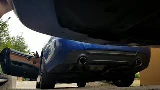 2012 BMW M335i muffler delete.