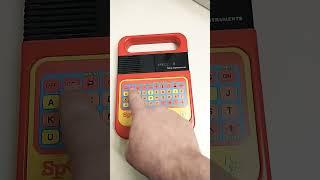 Vintage Speak & Spell Texas Instruments 1978 1980 Electronic Learning Toy WORKS