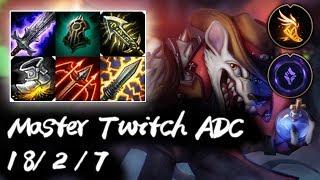 Master Twitch ADC vs Ezreal | Korea High Elo Replays