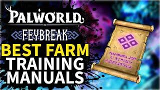 Palworld Feybreak - BEST Experience Farm - Training Manuals (XL)