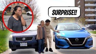 Surprising my Mom with a NEW Car! *emotional*